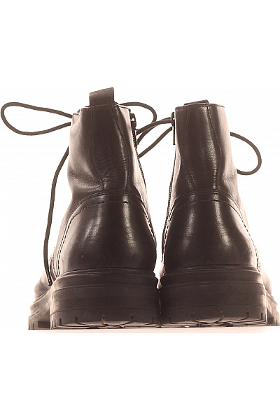 Pánské Workery Kožené Černé Vel. 41