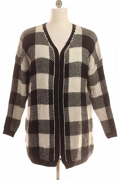 Dámský Cardigan Černobílý Vel. 40