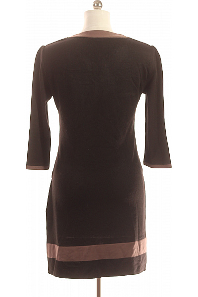  Šaty Pletené Černé Vel. 40/42