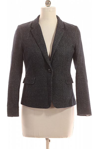 Teplé Dámské Sako Modré Orsay Vel. 38