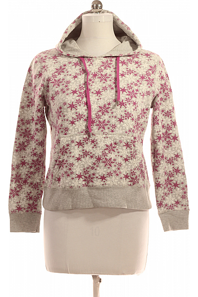 Dámská Mikina Šedá Second Hand Vel. 40/42