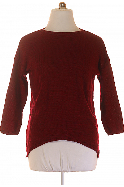 Dámský Svetr Vínový Second Hand