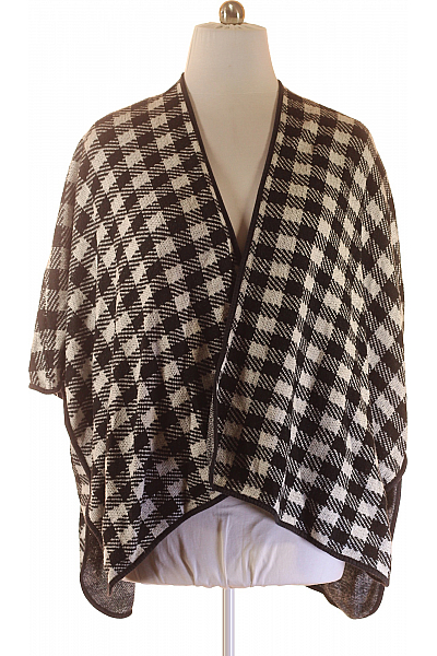 GATE Pončo Černobílý Vel. L/XL