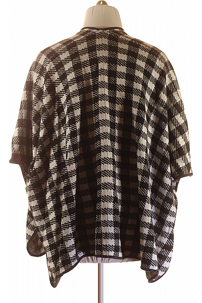 GATE Pončo Černobílý Vel. L/XL