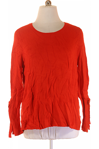 Dámský Pulovr Vlněný Červený Vel. 48