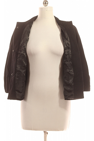 L.K. Bennett Dámský Krátký Kabátek Černý Second hand Vel. 40