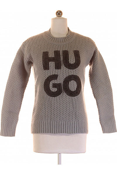 Hugo Boss Dámský Pulovr Vlněný Šedý Vel. S