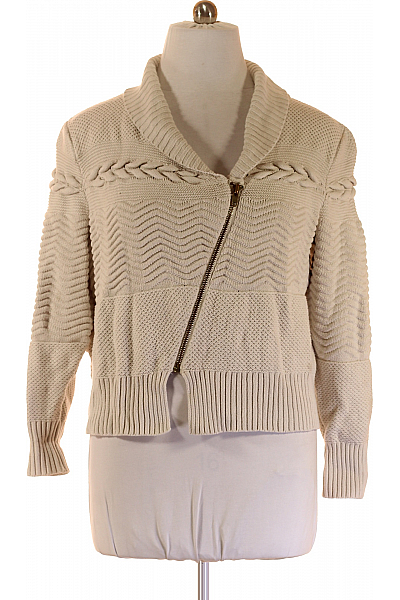 Marks & Spencer Dámský Cardigan Béžový Second Hand Vel. 44