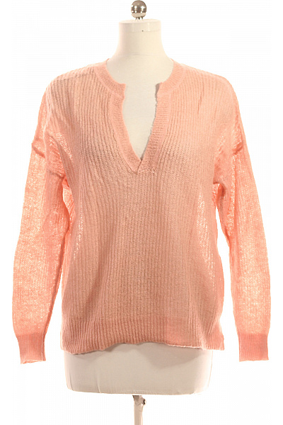 Dámský Svetr Růžový Vel. M