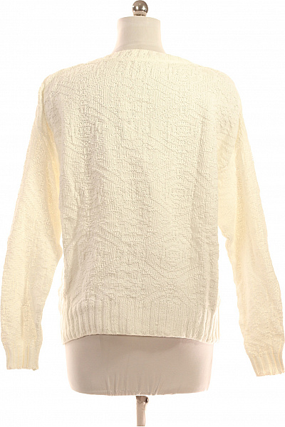 Dámský Pulovr Bílý Second hand