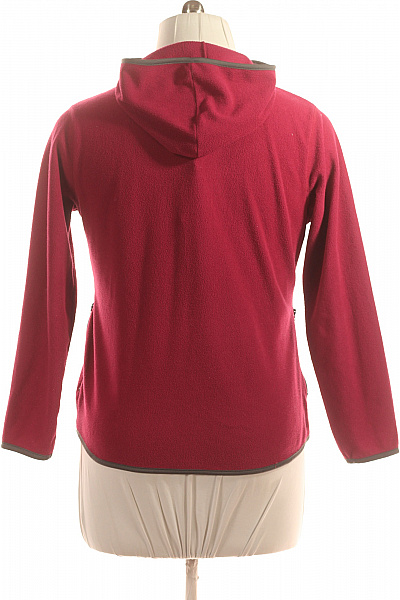 YESSICA Dámská Mikina Rozepínací Vínová Vel. L