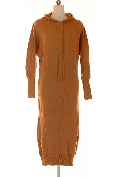  Šaty Pletené Hnědé By Mi