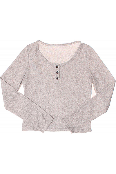 Jednoduché Dámské Tričko Šedé Second hand