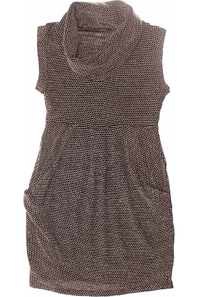  Šaty Pletené Šedé