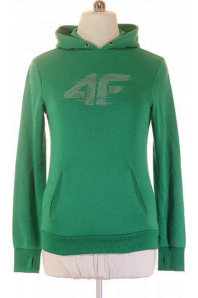 4F  Pánská Mikina Zelená Second Hand Vel. M