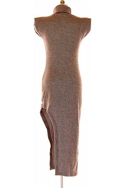  Šaty Pletené Šedé