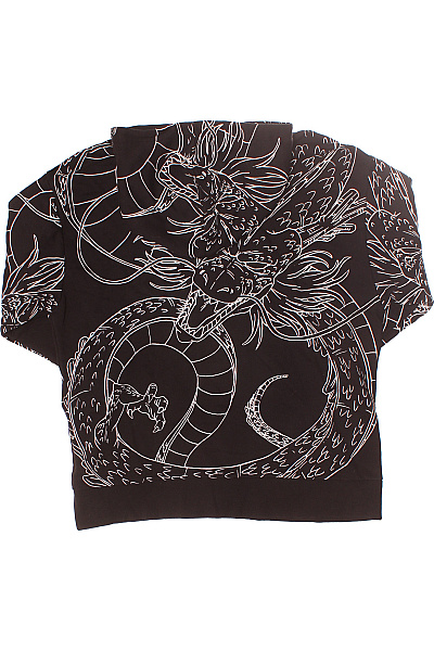 Bershka Dámská Mikina Bez Zapínání Černobílá Vel. S