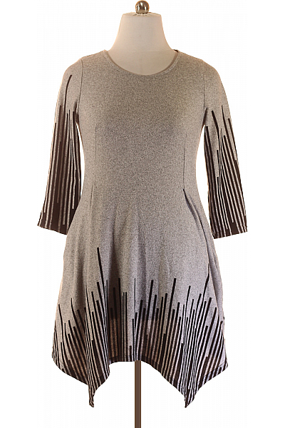 IZABEL LONDON Šaty Šedé Second Hand Vel. XL