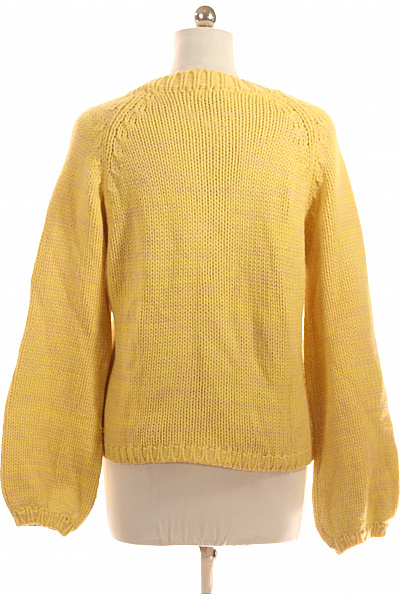 Dámský Svetr Žlutý LINDEX Second hand Vel. M
