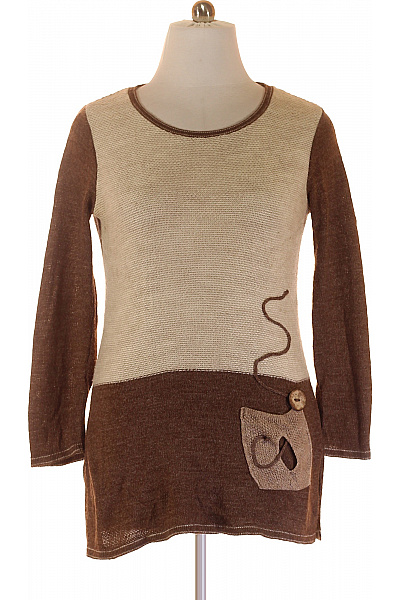 Dámský Pulovr Hnědý Vel. XXL