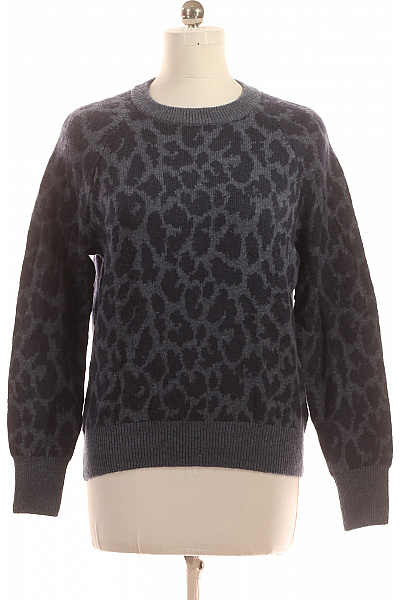 Dámský Pulovr Modrý Vel.  M