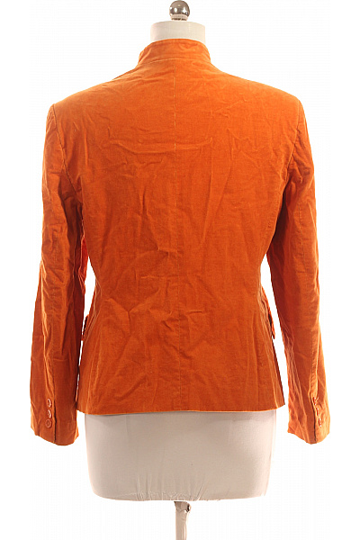 Jake*s Teplé Dámské Sako Oranžové Second hand Vel. 40
