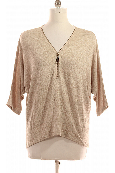  Halenka Pletená Béžová New Look Second hand Vel. M