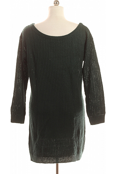 Missguided  Šaty Pletené Zelené Vel. 38/40