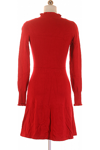  Šaty Pletené Červené Orsay Second hand