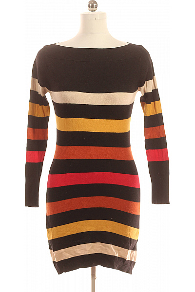 Yendi  Šaty Pletené Barevné Vel. M