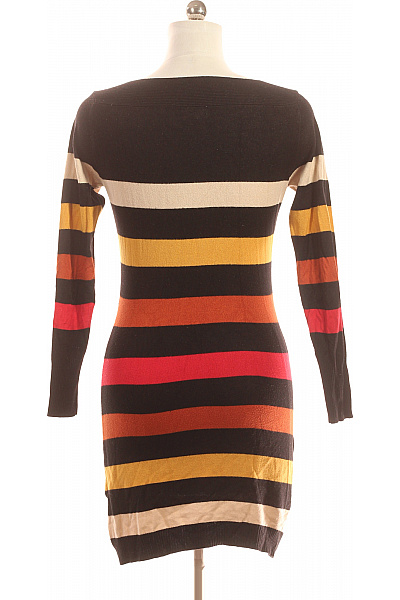 Yendi  Šaty Pletené Barevné Vel. M