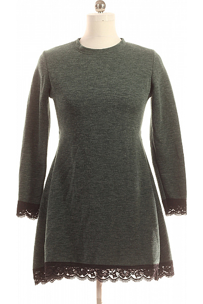  Šaty Pletené Zelené Second hand