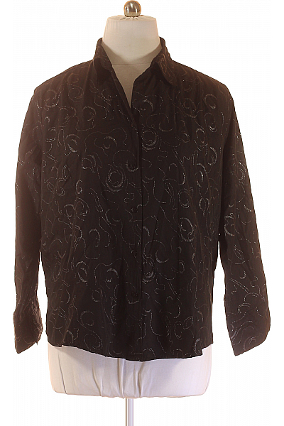 Vzorovaná Dámská Košile Černá