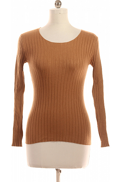 Jednoduché Dámské Tričko Hnědé