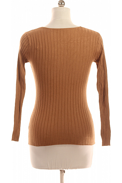 Jednoduché Dámské Tričko Hnědé