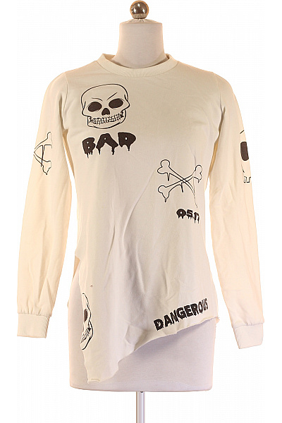 Dámská Mikina Bílá Vel. XS