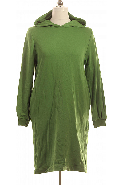  Mikinové Šaty Zelené