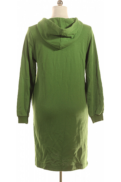  Mikinové Šaty Zelené