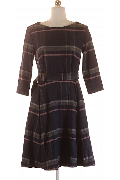 Košilové  Šaty Modré Orsay Vel. 38