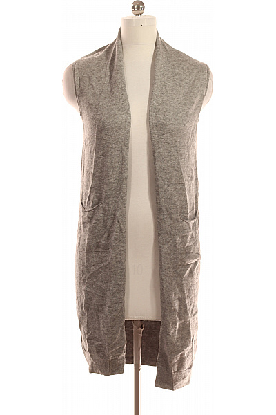 Dlouhá Dámská Vesta Šedá