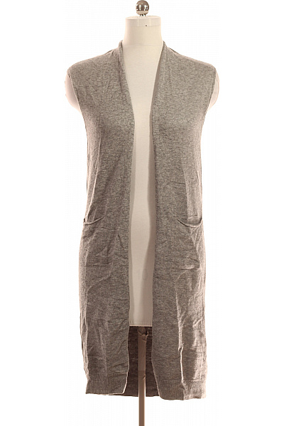 Dlouhá Dámská Vesta Šedá