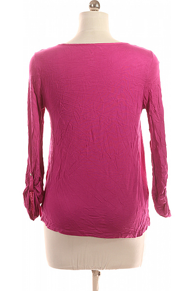 TOM TAILOR Jednoduché Dámské Tričko Růžové Second hand Vel. M