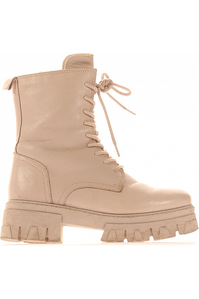 Dámské Workery Béžové MARCO TOZZI Second Hand Vel. 37