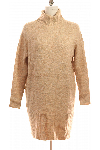 Sinsay  Šaty Pletené Béžové Vel. XS