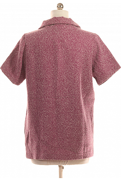 Vzorovaná  Halenka Fialová Vel. 42