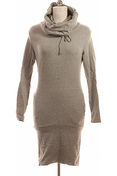  Mikinové Šaty Šedé Second Hand