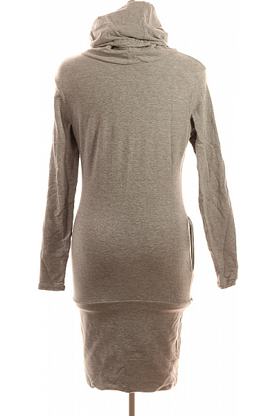  Mikinové Šaty Šedé Second hand