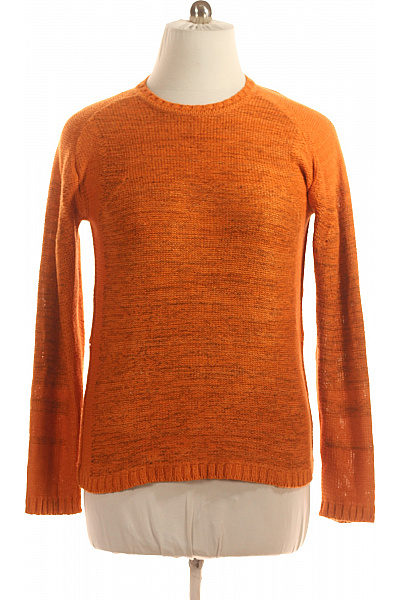 Dámský Pulovr Oranžový Second hand Vel. XL