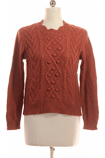 LINDEX Dámský Pulovr Hnědý Vel. M