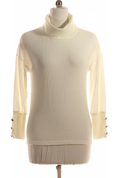 Dámský Svetr Bílý Vel. M